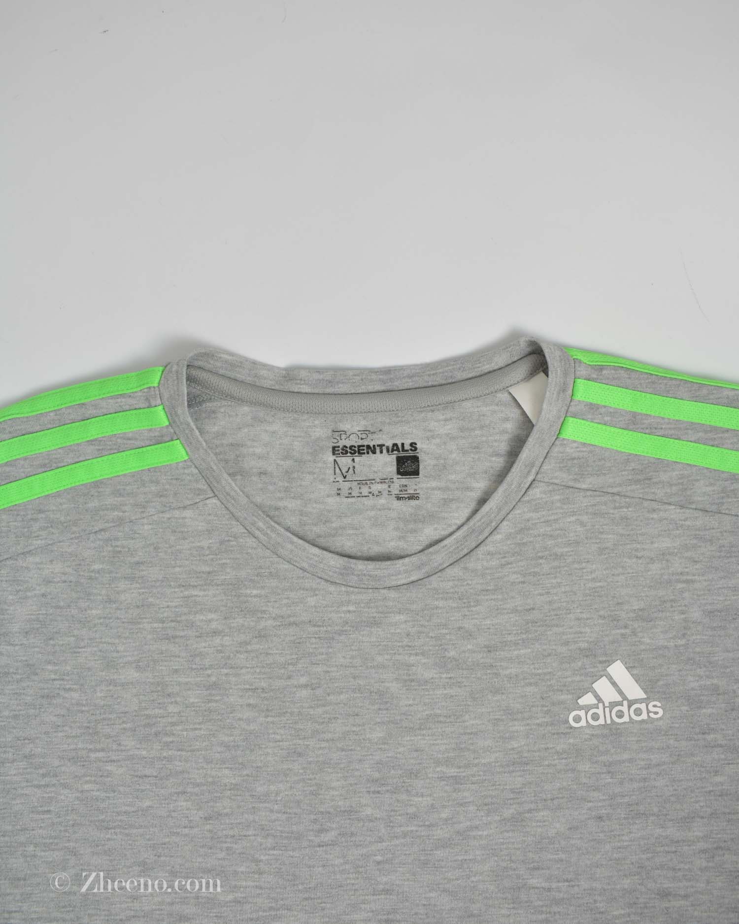 تیشرت ورزشی مردانه طوسی Adidas