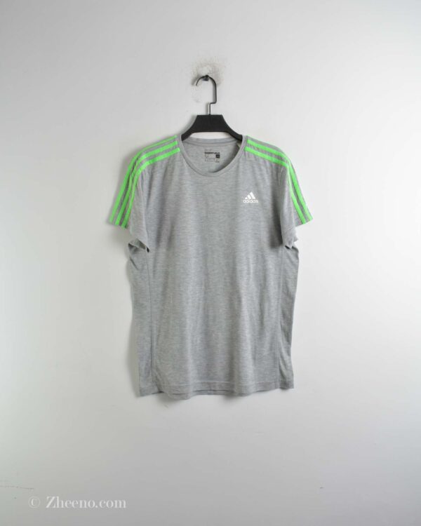 تیشرت ورزشی مردانه طوسی Adidas