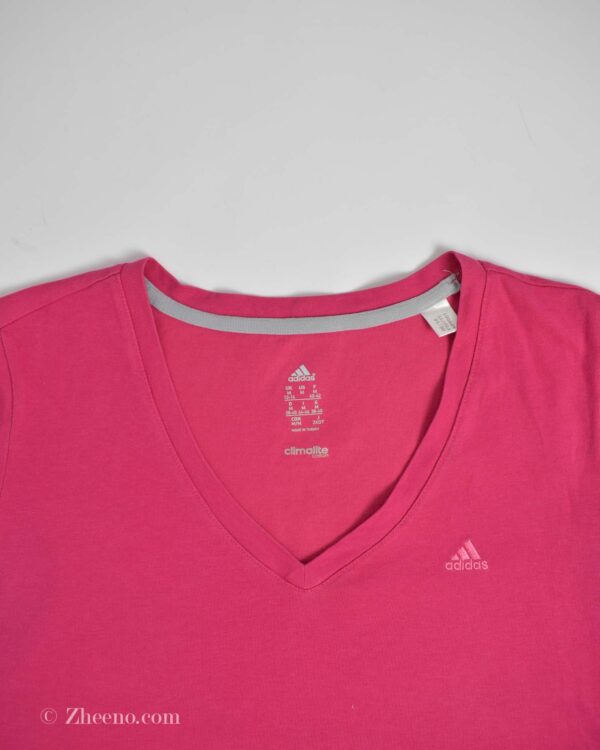 تیشرت ورزشی زنانه سرخابی Adidas