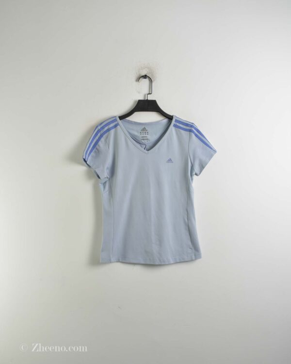 تیشرت ورزشی زنانه طوسی روشن Adidas