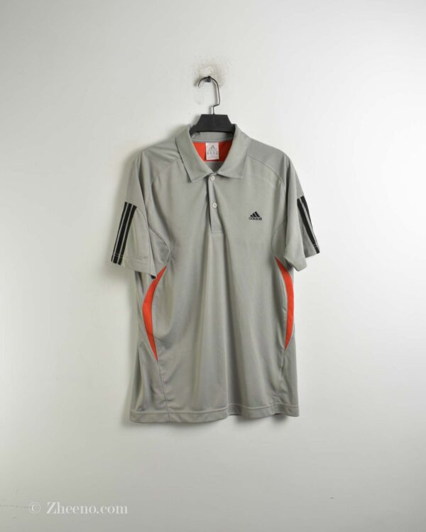 تیشرت ورزشی طوسی سربی Adidas