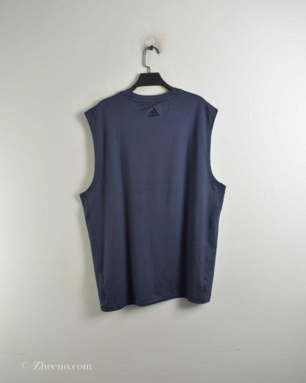 تاپ ورزشی مردانه سرمه ای Adidas