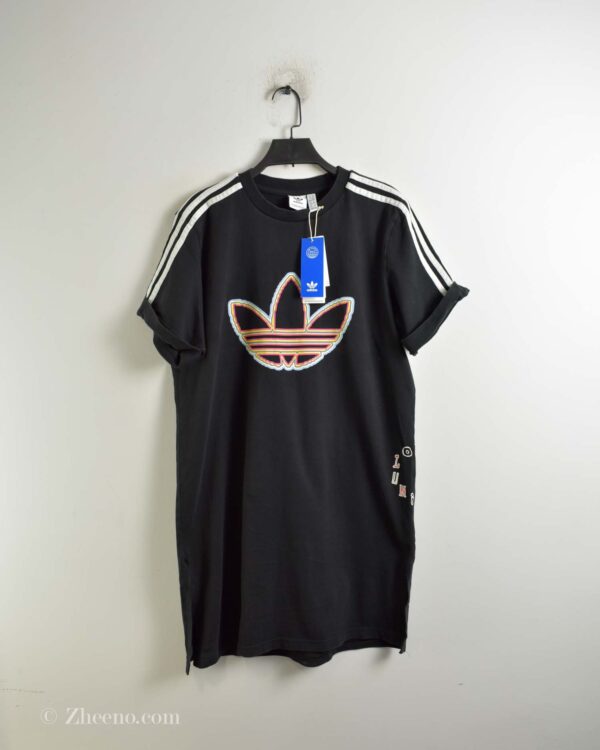 تیشرت نخی زنانه مشکی Adidas
