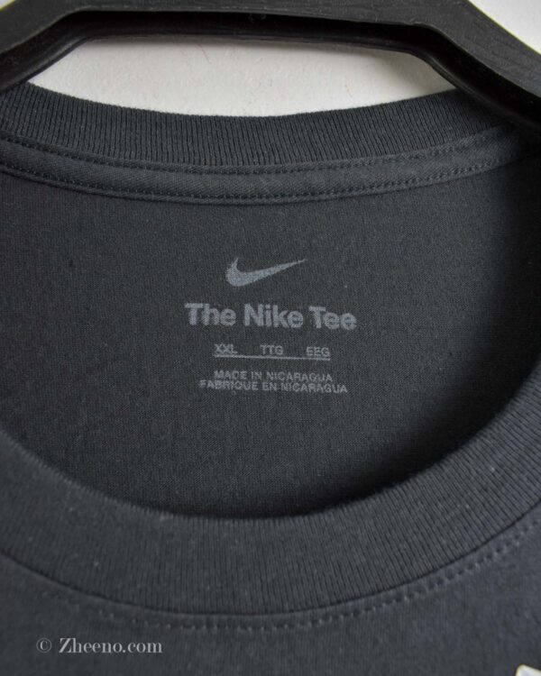 تیشرت نخی مردانه طوسی سربی Nike