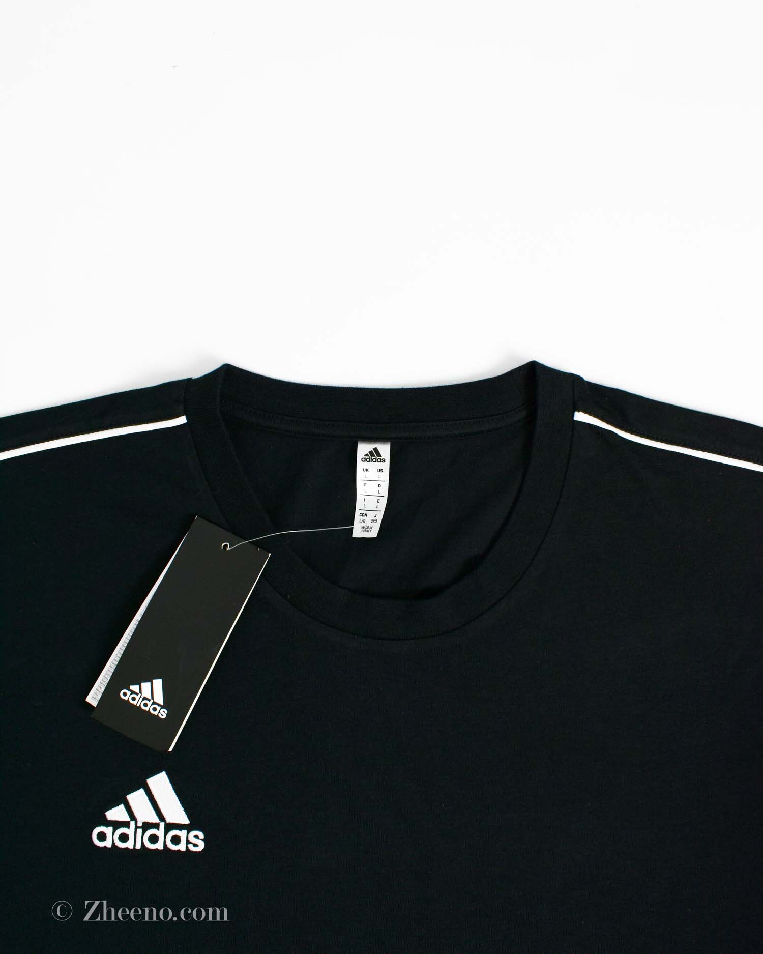 تیشرت نخی مشکی مردانه Adidas