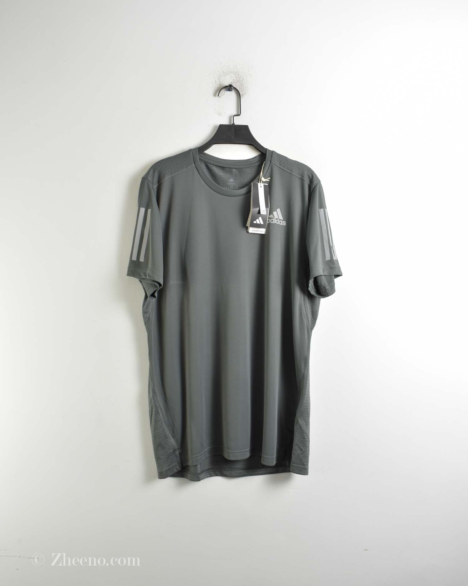 تیشرت ورزشی مردانه طوسی سربی Adidas