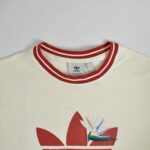 تیشرت نخی زنانه کرمی Adidas