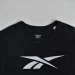 تیشرت نخی زنانه مشکی Reebok