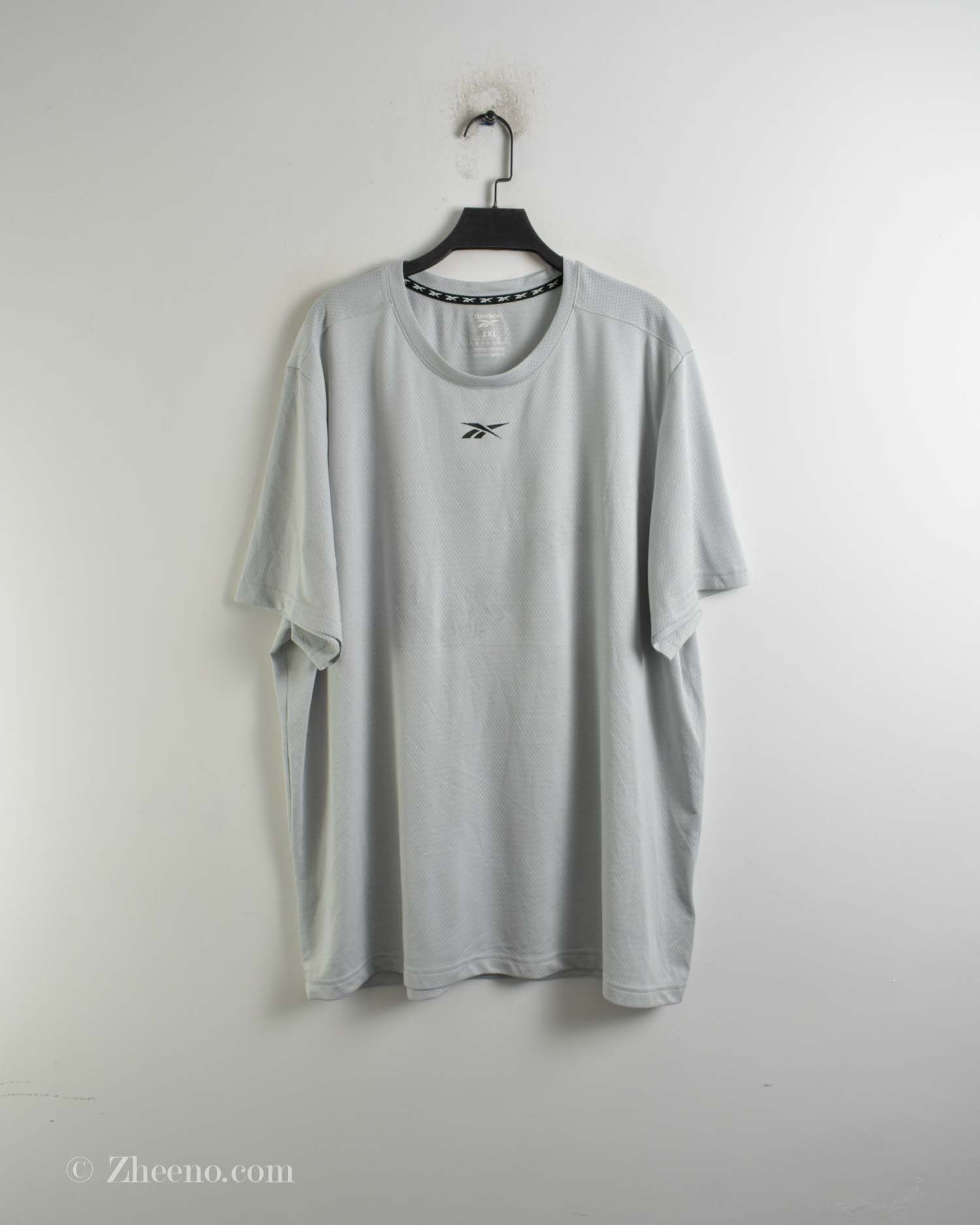 تیشرت ورزشی مردانه طوسی روشن Reebok