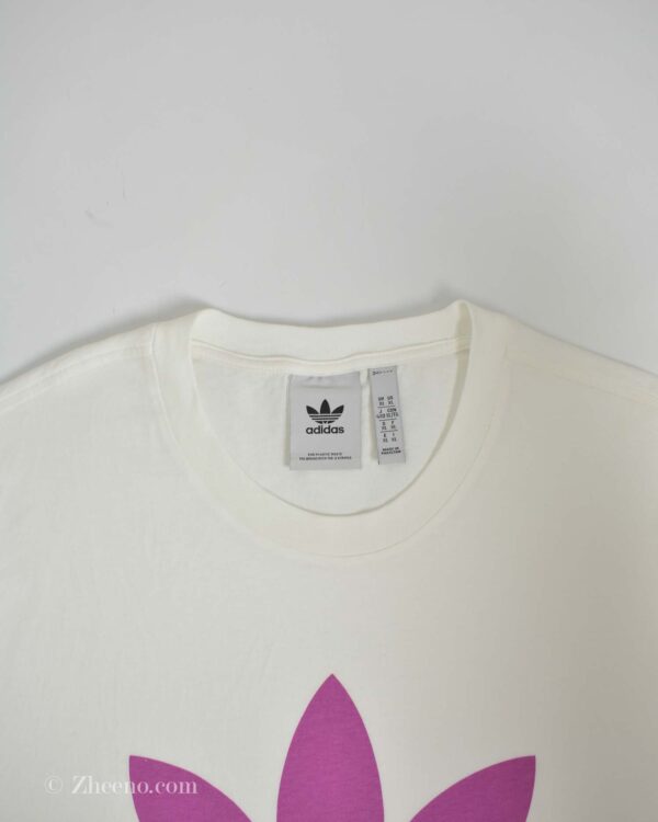 تیشرت نخی مردانه سفید Adidas