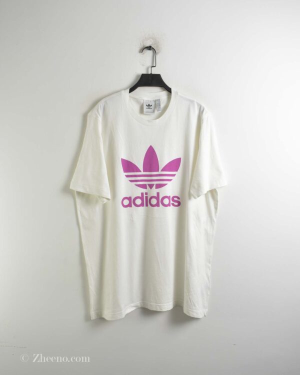 تیشرت نخی مردانه سفید Adidas