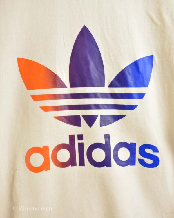 تیشرت نخی مردانه کرمی Adidas