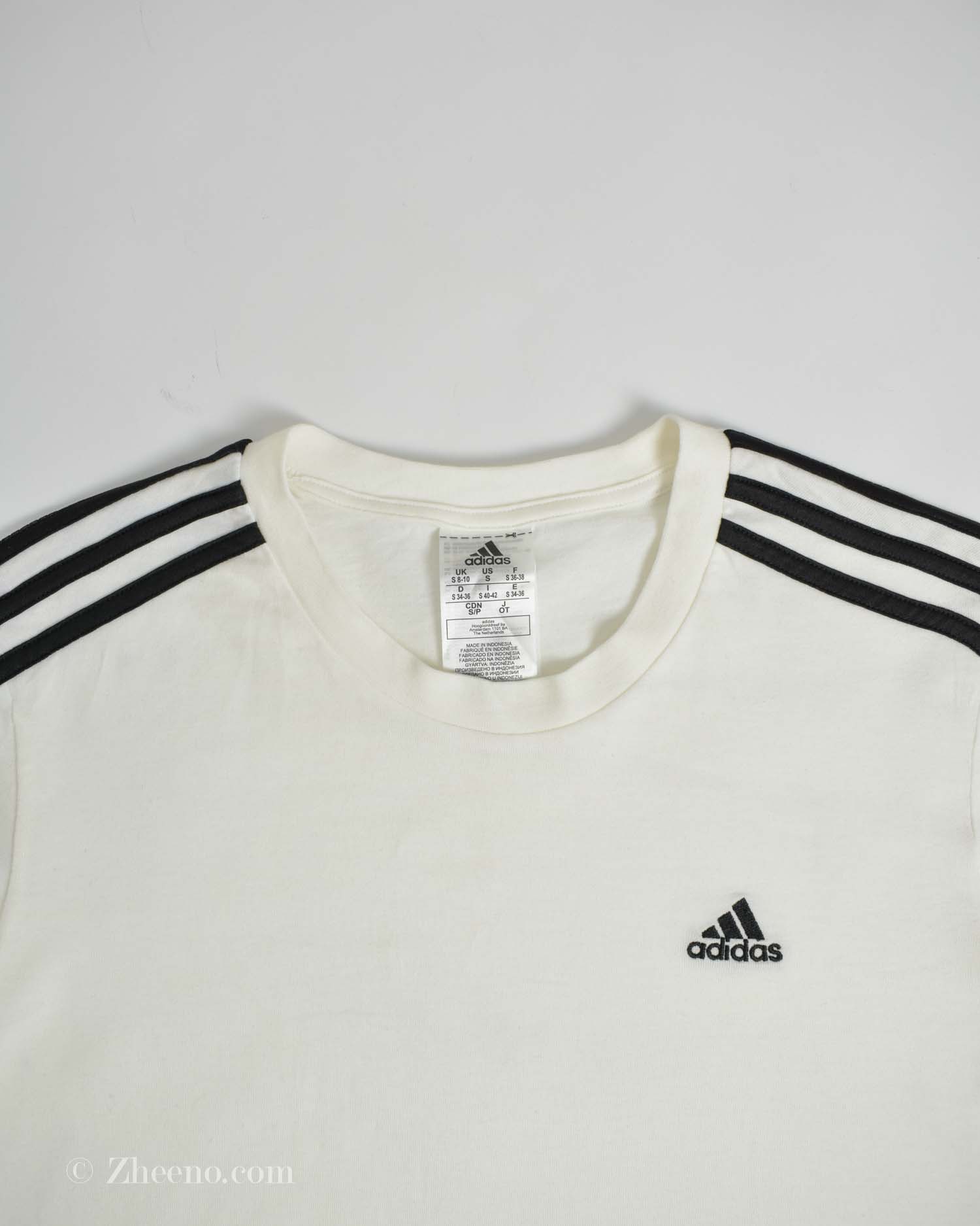 تیشرت آستین بلند سفید Adidas