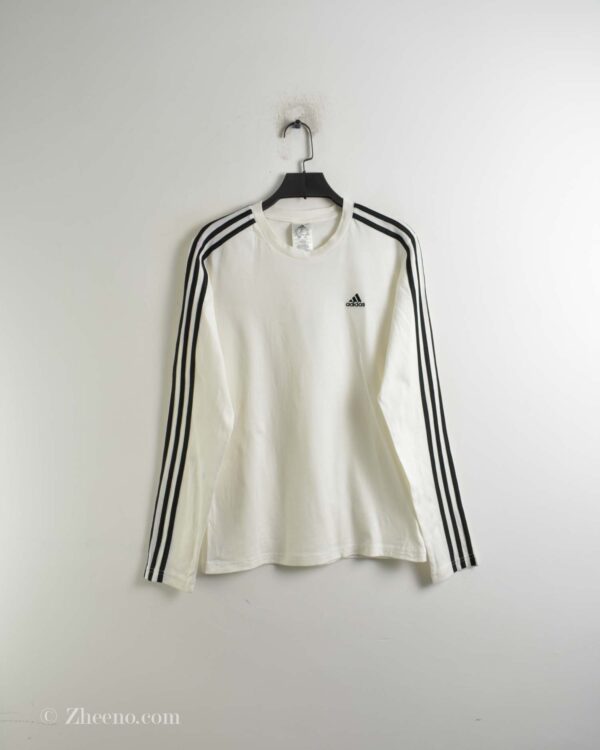 تیشرت آستین بلند سفید Adidas