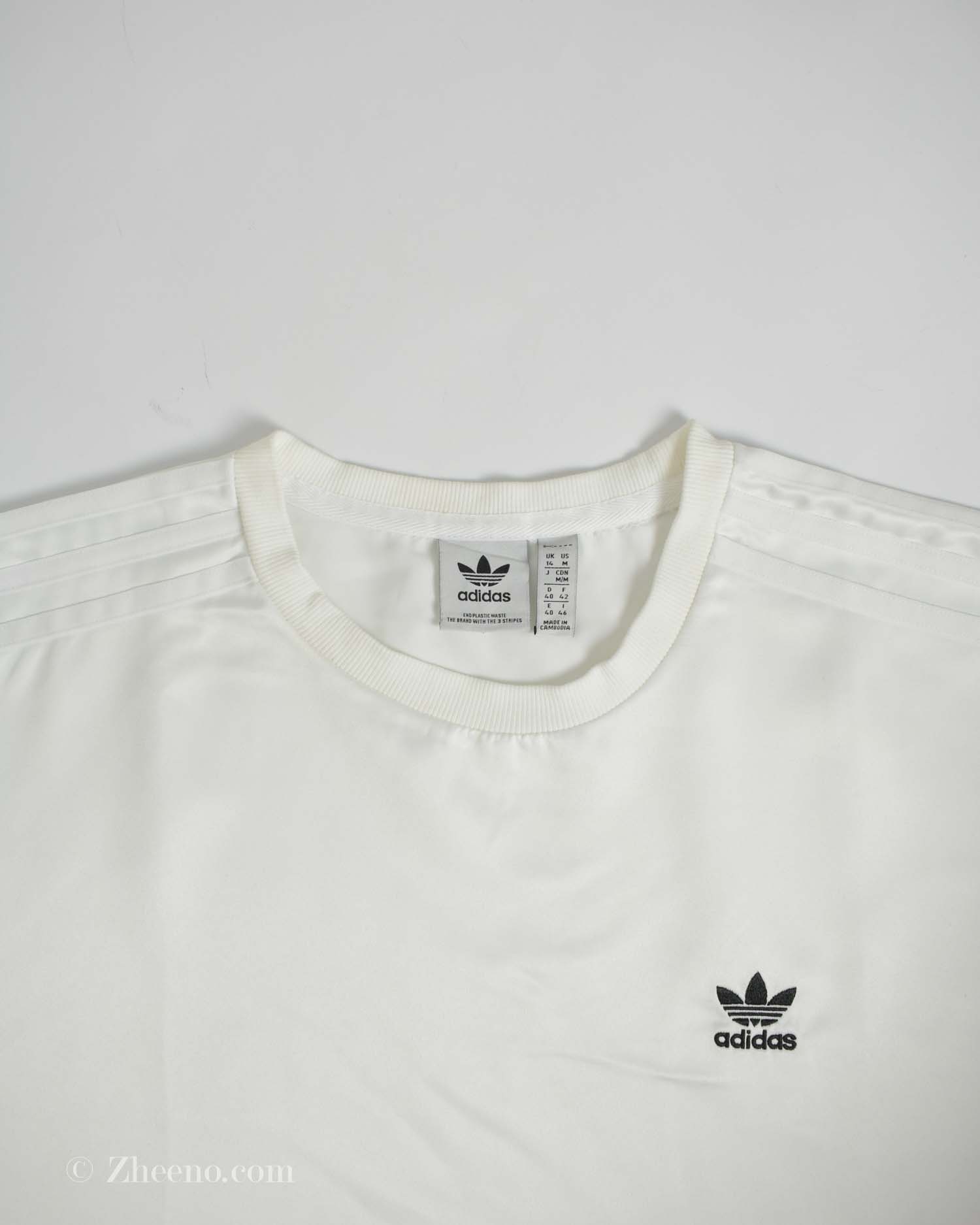 تیشرت ورزشی بلند زنانه سفید Adidas