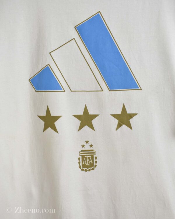 تیشرت نخی مرداته سفید Adidas
