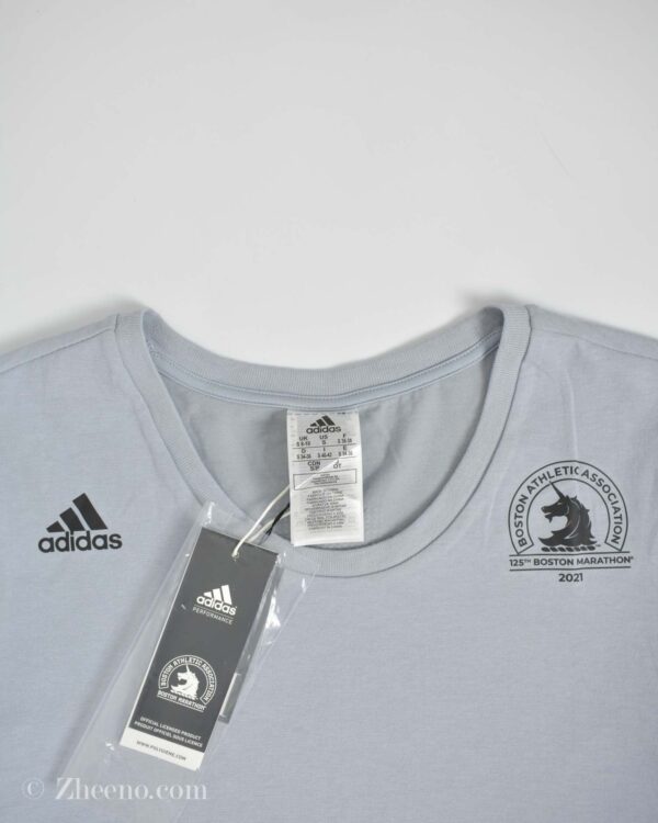 تیشرت نخی زنانه طوسی Adidas