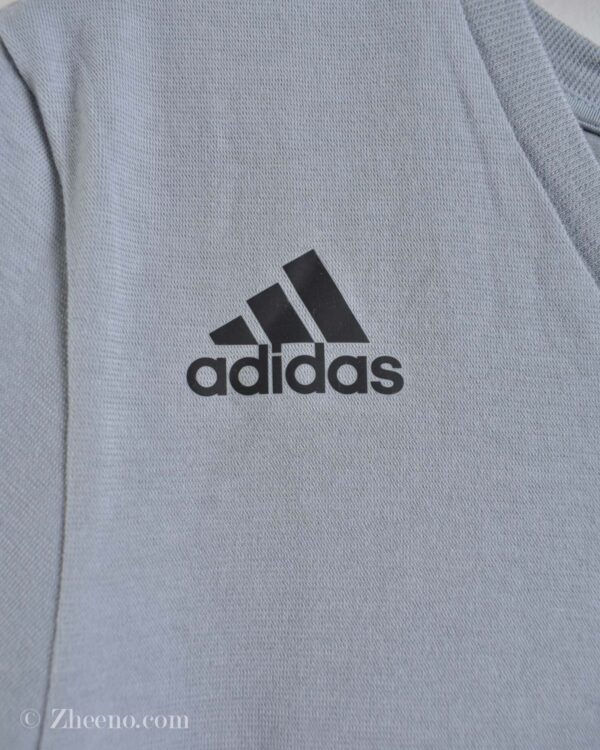 تیشرت نخی زنانه طوسی Adidas