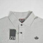 پولوشرت نخی مردانه طوسی Marville