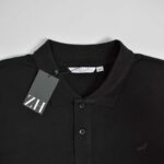 پولوشرت نخی مردانه مشکی Refill
