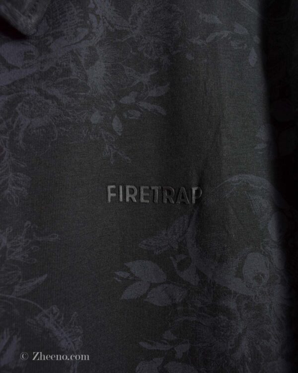 پولوشرت نخی مردانه مشکی Firetrap