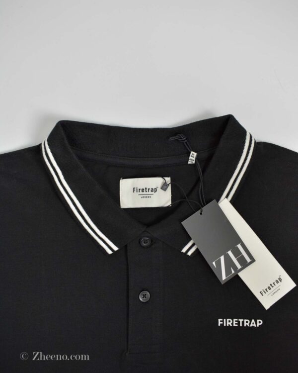 پولوشرت مردانه مشکی Firetrap
