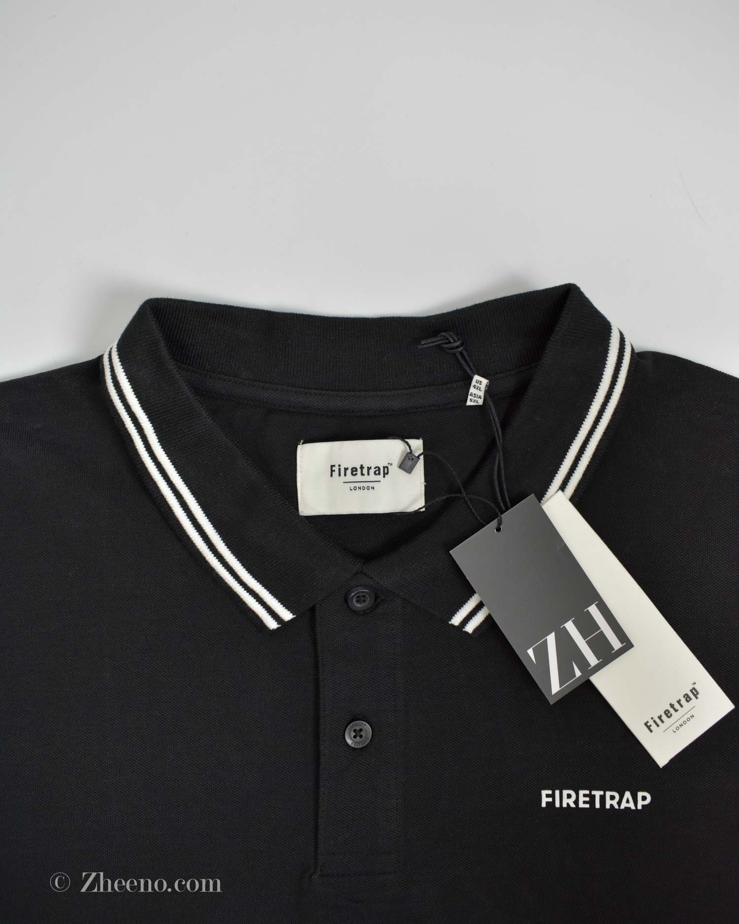 پولوشرت مردانه مشکی Firetrap