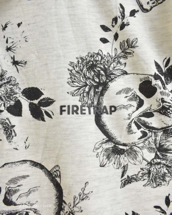 پولوشرت مردانه طوسی طرح دار Firetrap