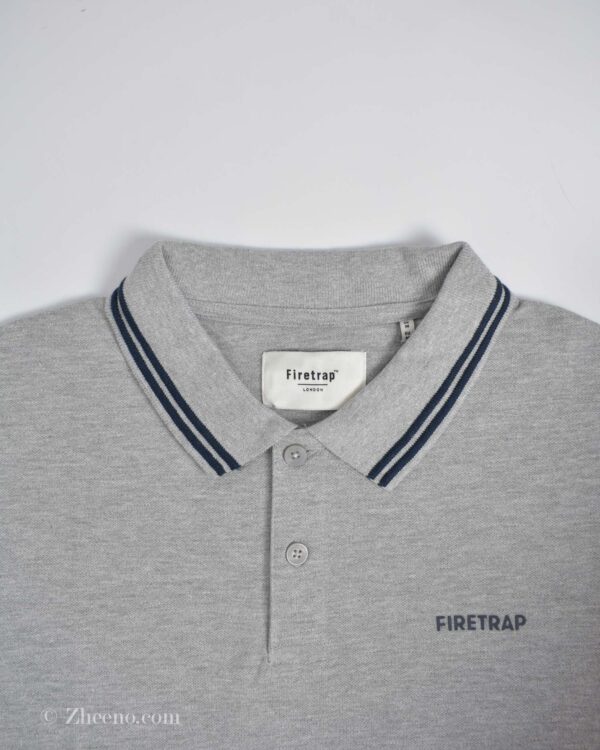 پولوشرت مردانه طوسی Firetrap