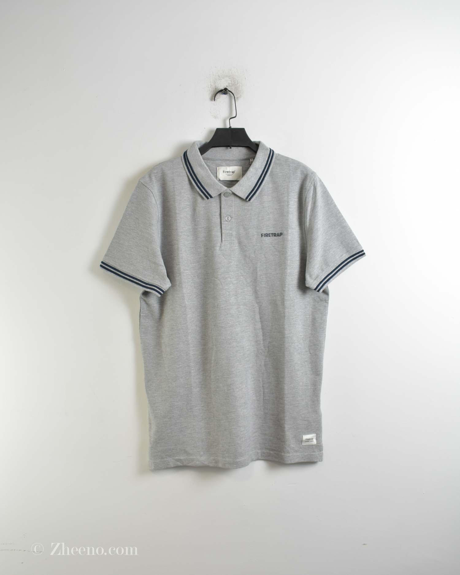 پولوشرت مردانه طوسی Firetrap