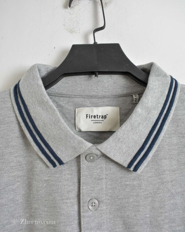 پولوشرت مردانه طوسی Firetrap