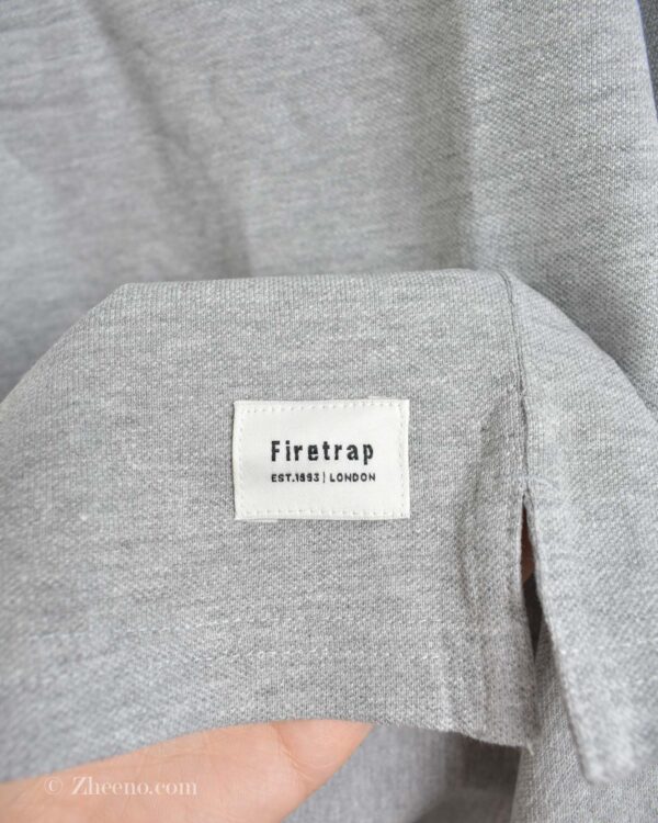 پولوشرت مردانه طوسی Firetrap