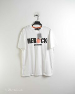 تیشرت نخی مردانه سفید Herock
