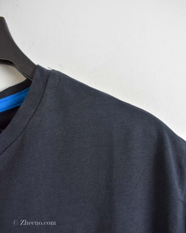 تیشرت نخی مردانه سرمه ای تیره Ebound denim