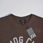 تیشرت نخی مردانه قهوه ای Smog