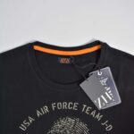 تیشرت نخی مردانه مشکی Avx