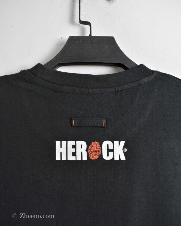 تیشرت نخی مردانه مشکی Herock