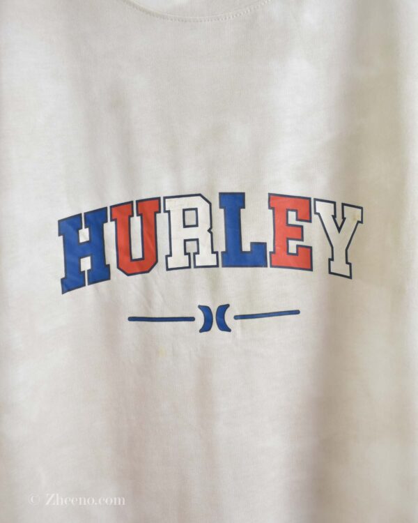 تیشرت نخی مردانه سفیدHurley