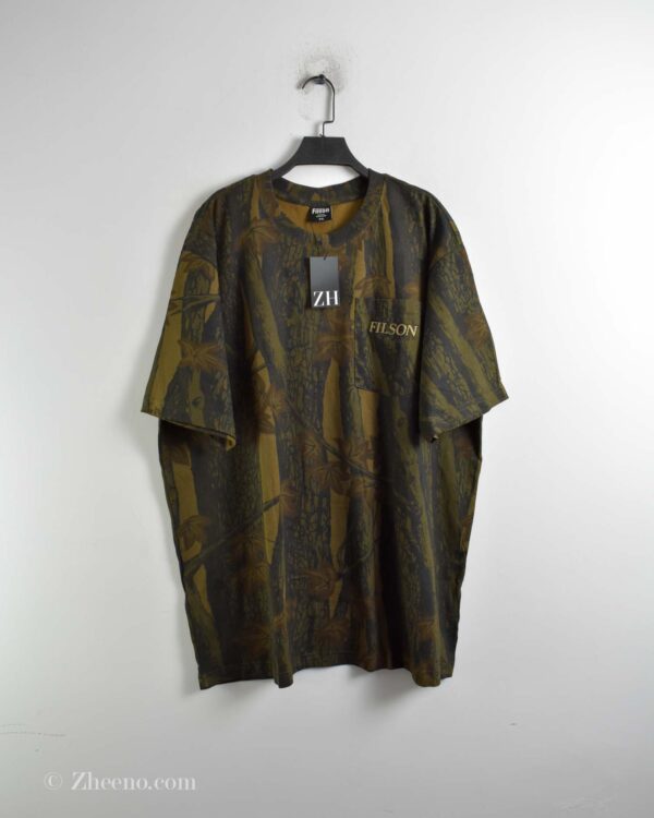 تیشرت نخی مردانه طرح ارتشی Filson
