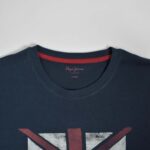 تیشرت نخی مردانه سرمه ای تیره