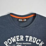 تیشرت نخی مردانه سرمه ای تیره Herock