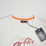 تیشرت نخی مردانه سفید Avx