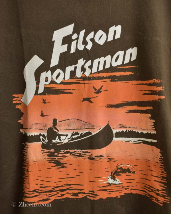 تیشرت نخی مردانه قهوه ای Filson garment