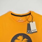 تیشرت نخی مردانه پرتقالی Ebound denim