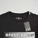 تیشرت نخی مردانه مشکی Iroq