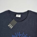 تیشرت نخی مردانه سرمه ای تیره Saba