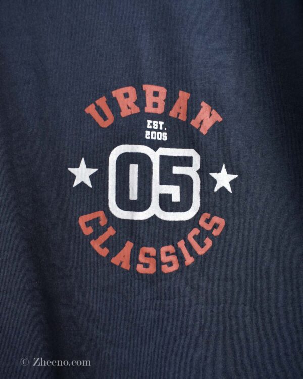 تیشرت نخی مردانه سرمه ای تیره Urban classics