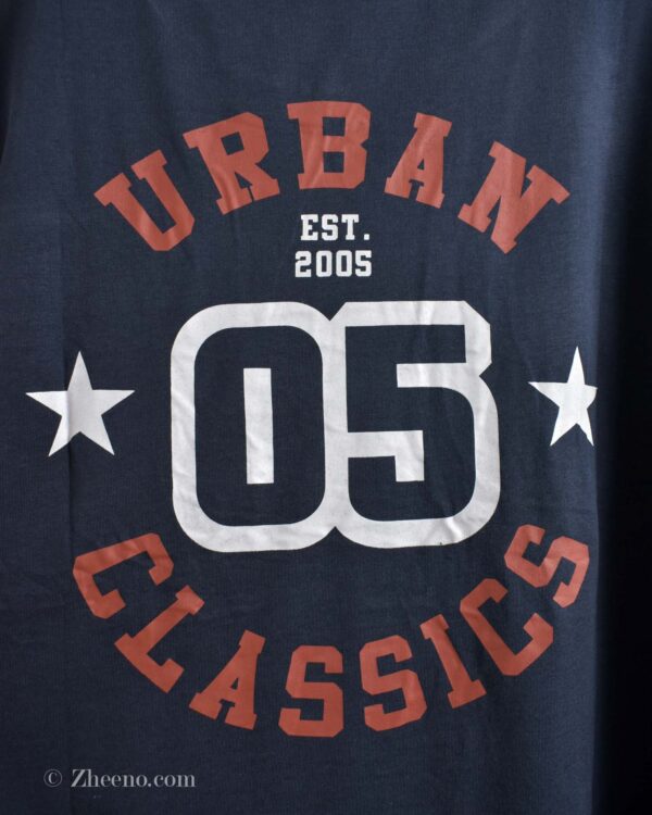 تیشرت نخی مردانه سرمه ای تیره Urban classics