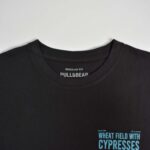 تیشرت نخی مردانه مشکی Pull&Bear