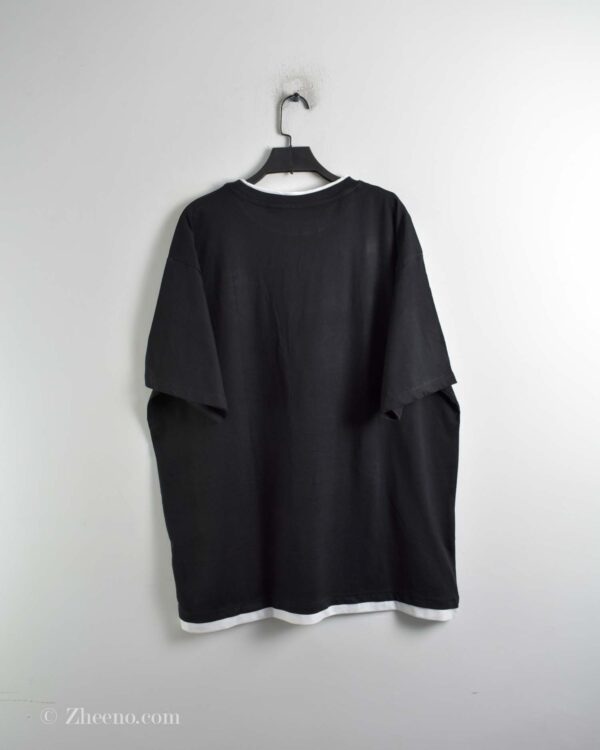 تیشرت نخی مردانه مشکی Pull&Bear